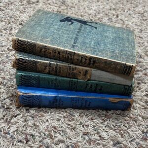 Vintage Blue Tweed Nancy Drew Books
